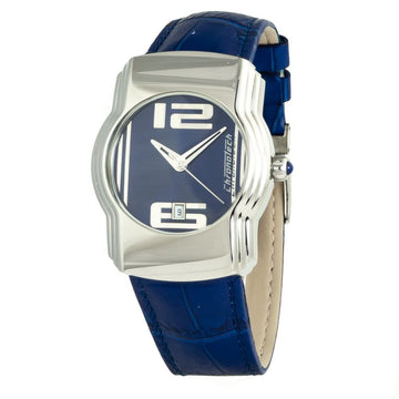 Blue Leather Dress Watch
