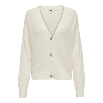 Cream Nylon Cardigan