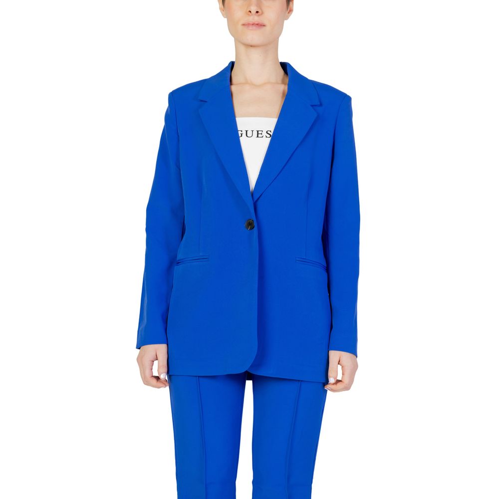 Blue Recycled Polyester Blazer