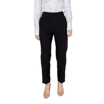 Black Polyester Dress Pants