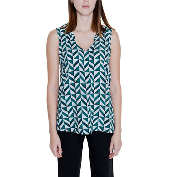 Green Viscose Tank Tops