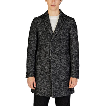 Black Polyester Coat
