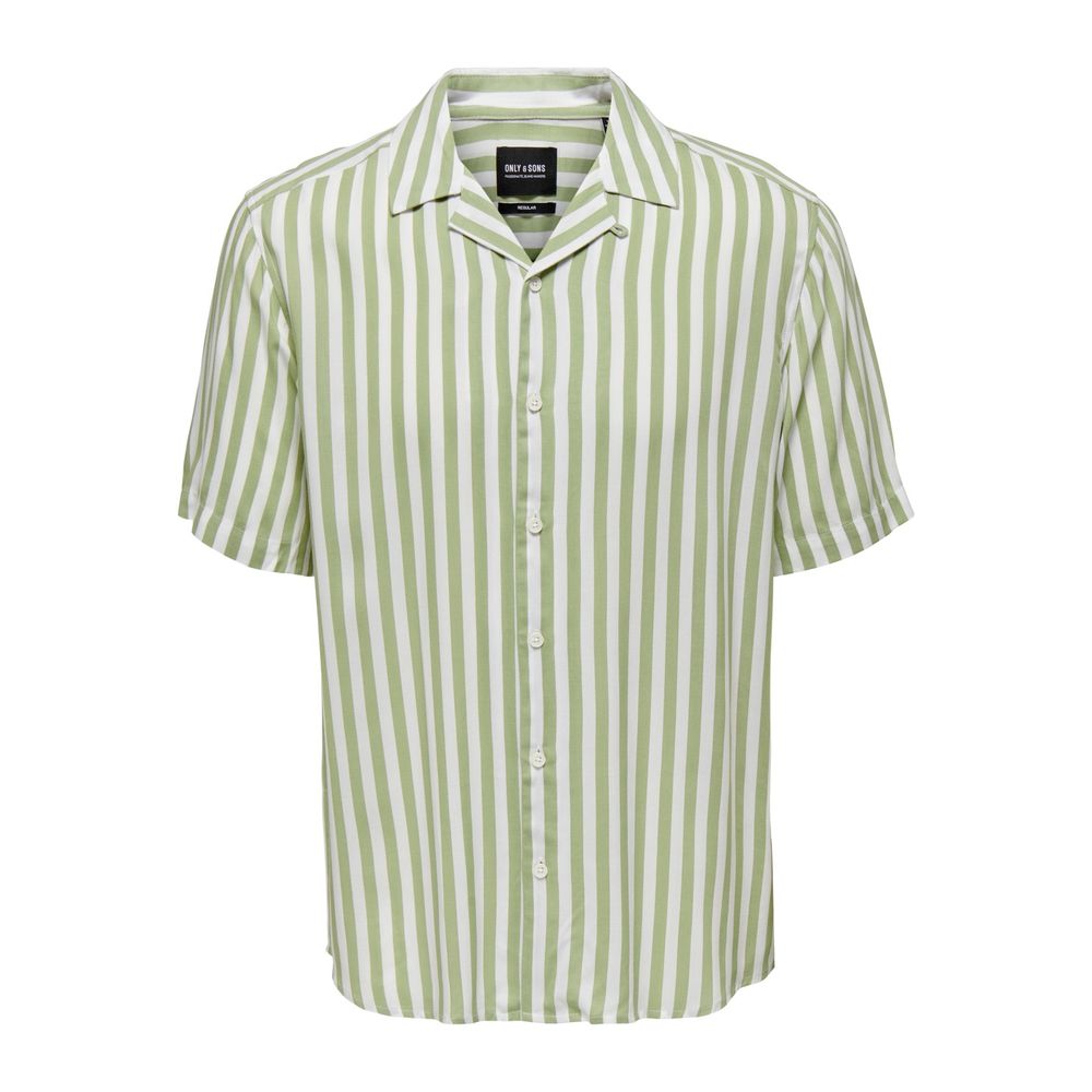 Green Viscose Shortsleeve Shirt
