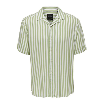 Green Viscose Shortsleeve Shirt