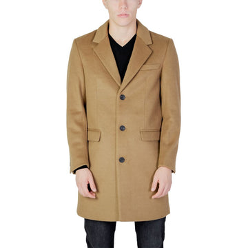 Beige Polyester Coat
