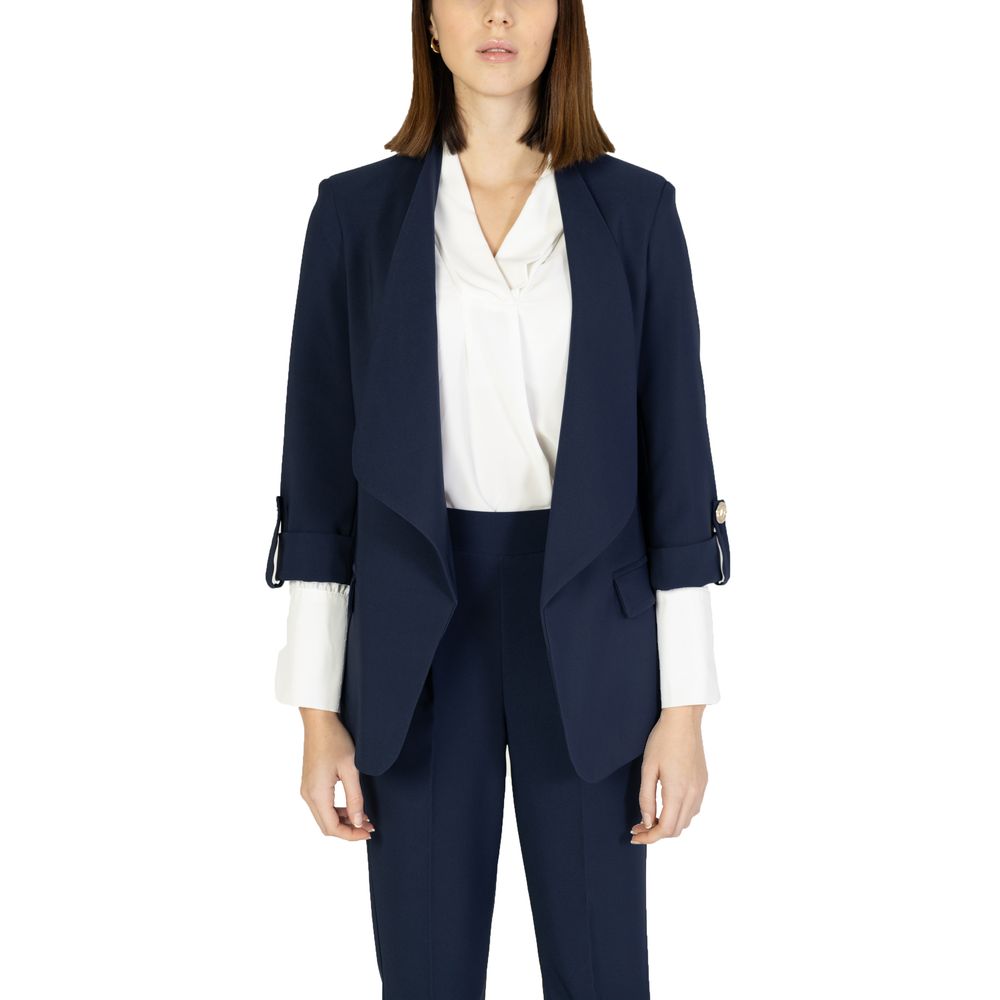Blue Polyester Blazer