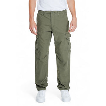 Green Cotton Cargo Pants