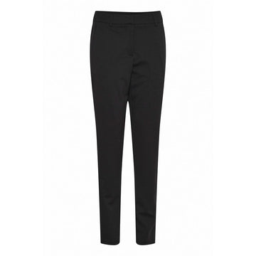 Black Recycled Polyester Dress Pants