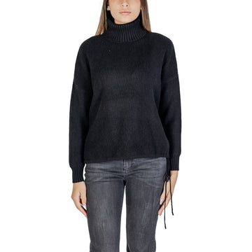 Black Viscose Turtleneck