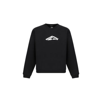 Black Cotton Sweatshirt