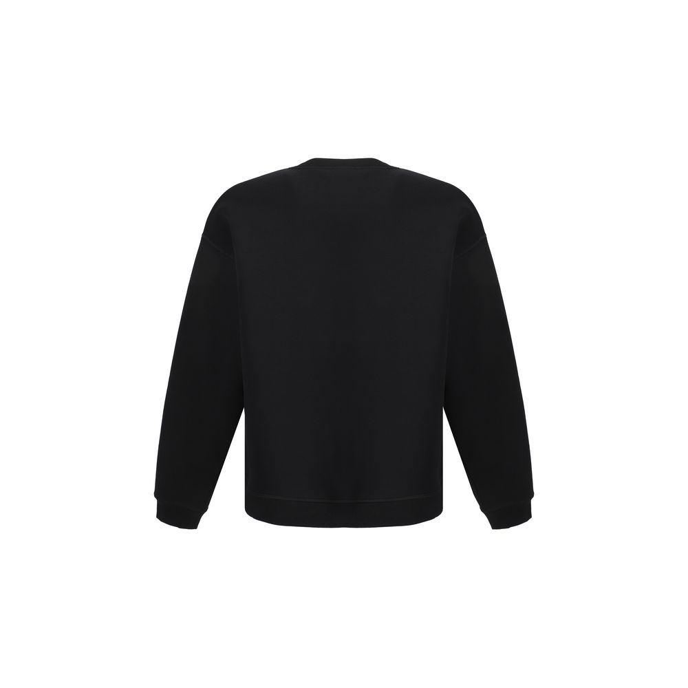 Black Cotton Sweatshirt