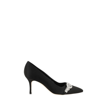 Black Asapump Satin Pumps