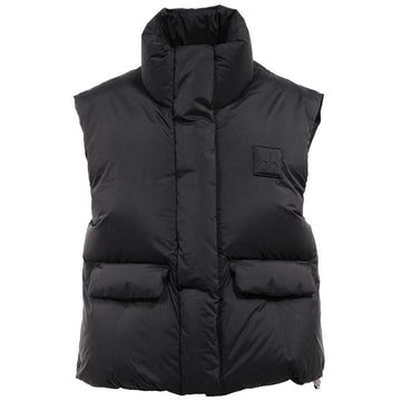 Black Nylon Women Vest