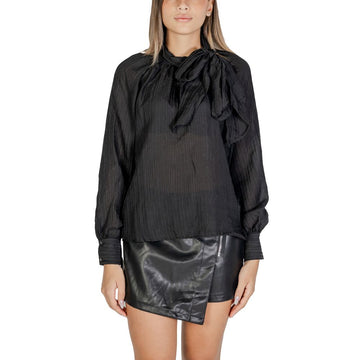 Black Polyester Blouse