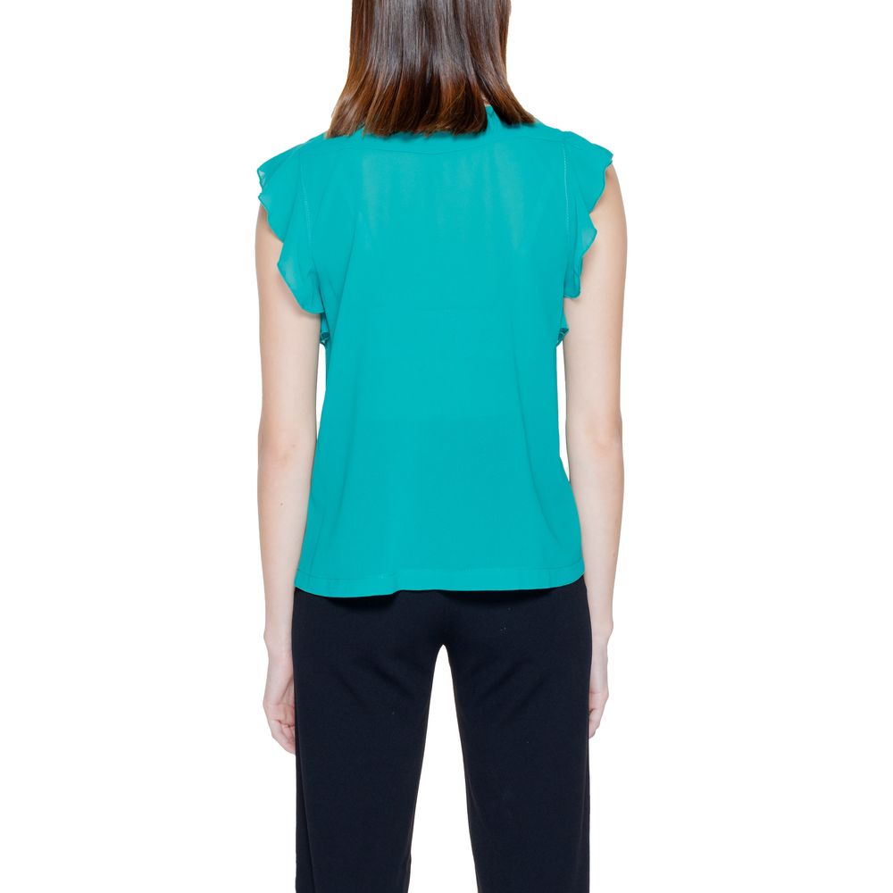 Green Polyester Blouse
