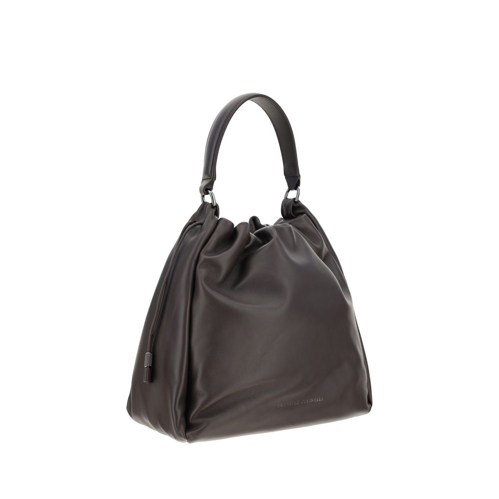 Brown Calf Leather Bos Taurus Shoulder Bag
