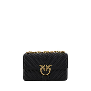 Black Calf Leather Bos Taurus Shoulder Bag