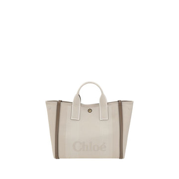 Beige Cotton Handbag
