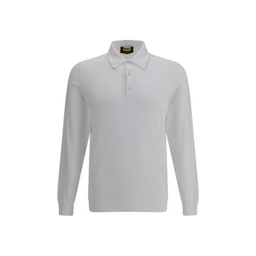 White Cotton Polo Shirt