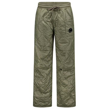Green Nylon Men Pants