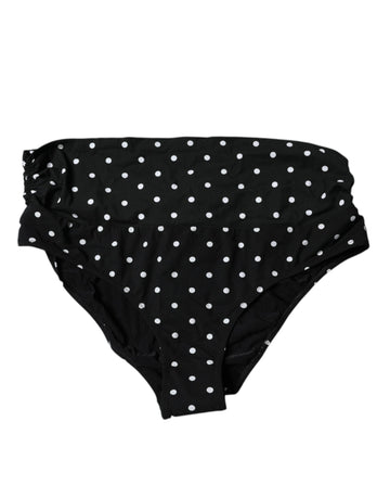 Black Polka Dot Swimsuit Bikini Bottom Swimwear