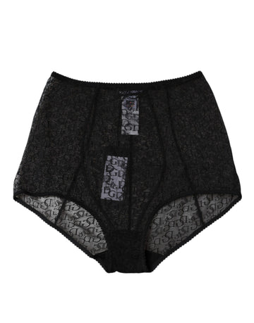 Black Logo Girdle High Waist Panty Underwear