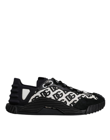 Black Logo Lace Up Low Top NS1 Sneakers Shoes