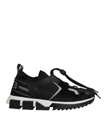 Black Mesh Sorrento Trekking Sneakers Shoes