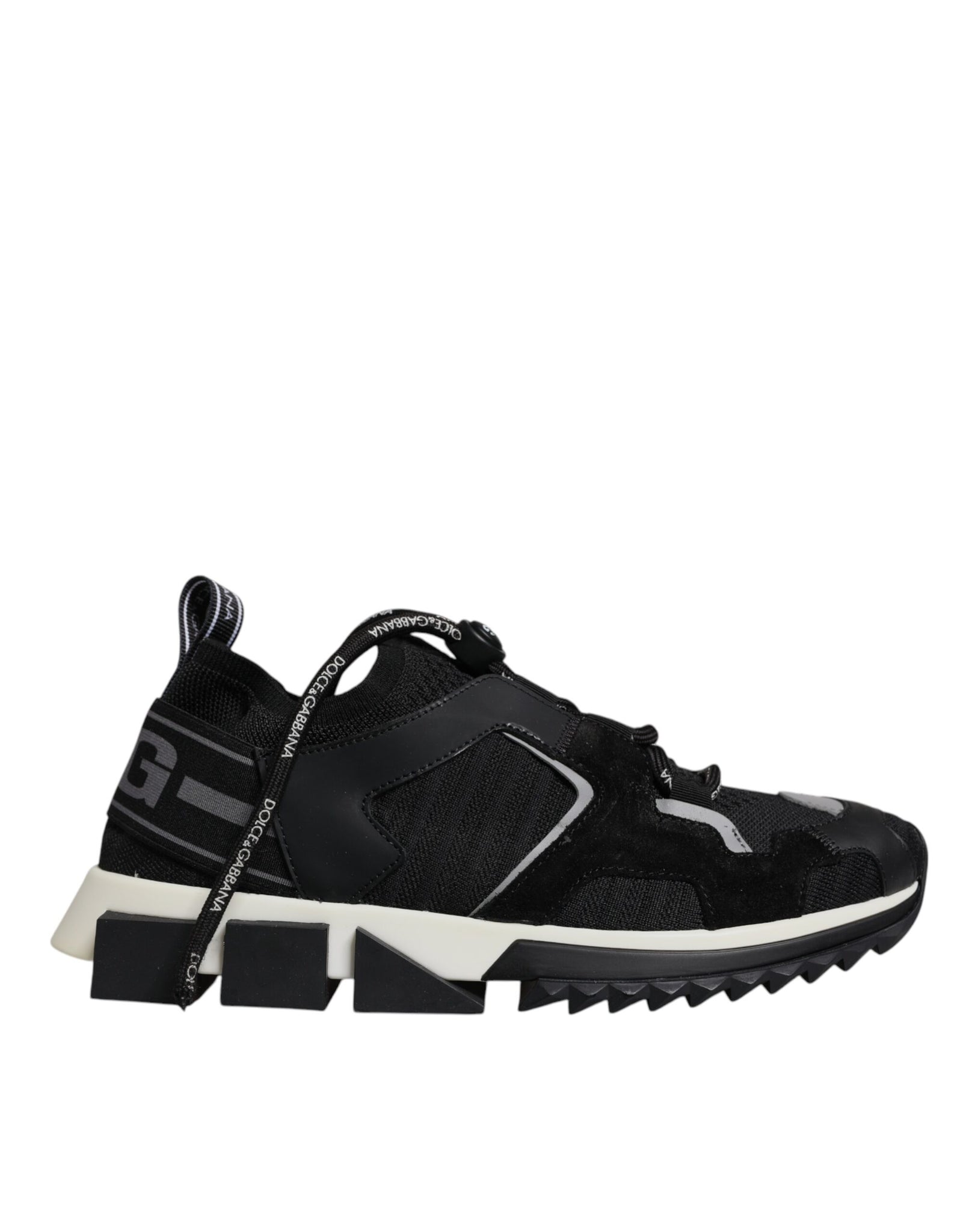 Black Mesh Sorrento Trekking Sneakers Shoes