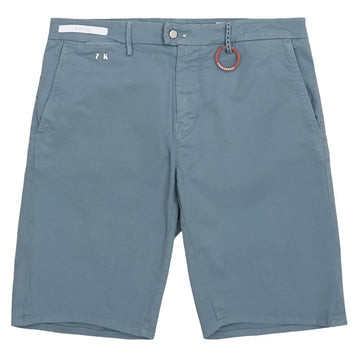 Light Blue Linen Men Short