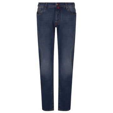 Blue Cotton Men's Jeans