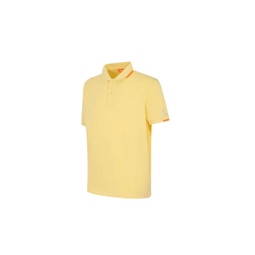 Yellow Cotton Polo Shirt