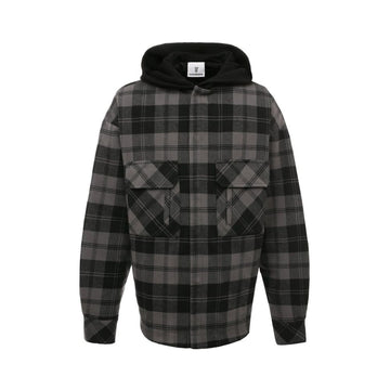 Gray Cotton Men's Jacket