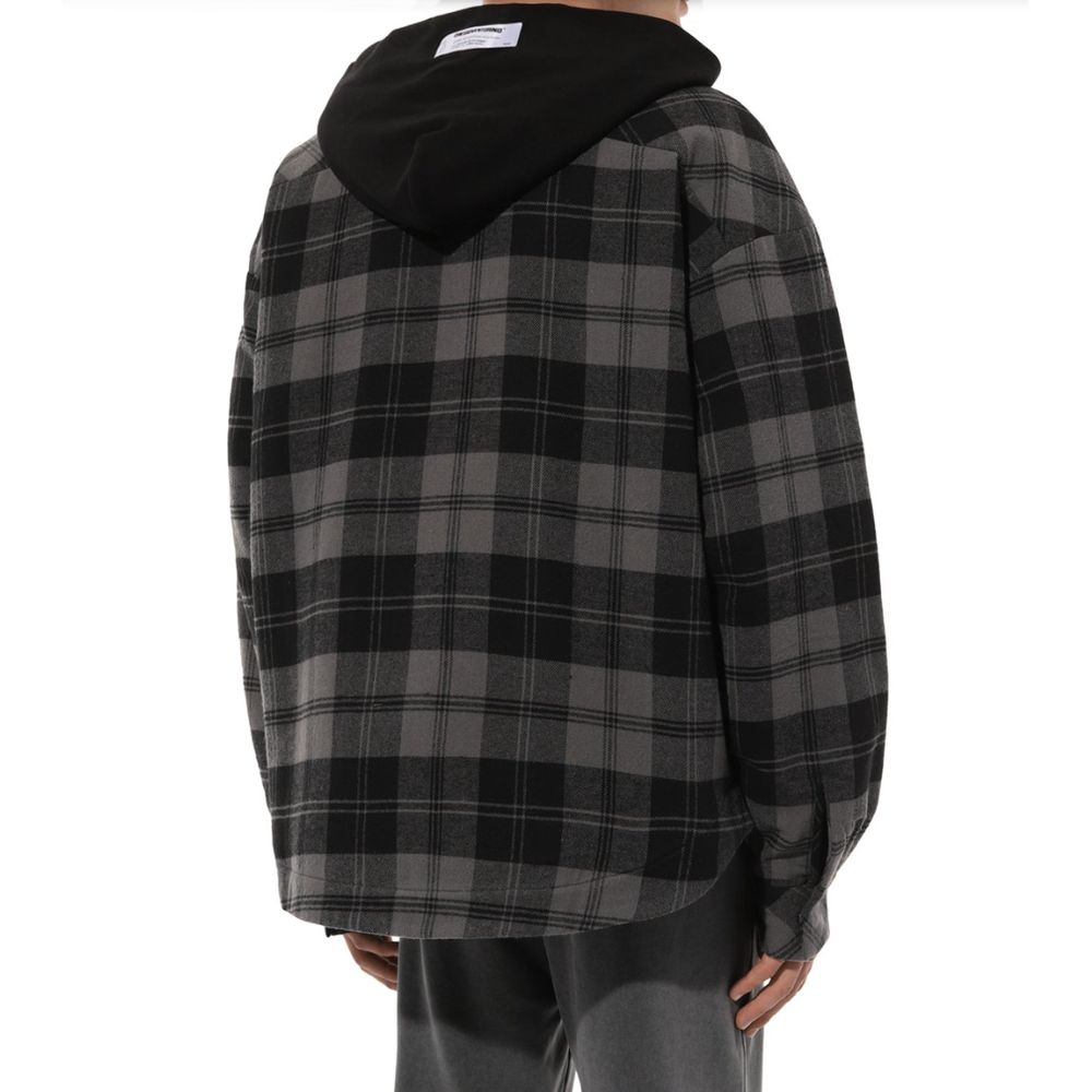 Gray Cotton Men's Jacket