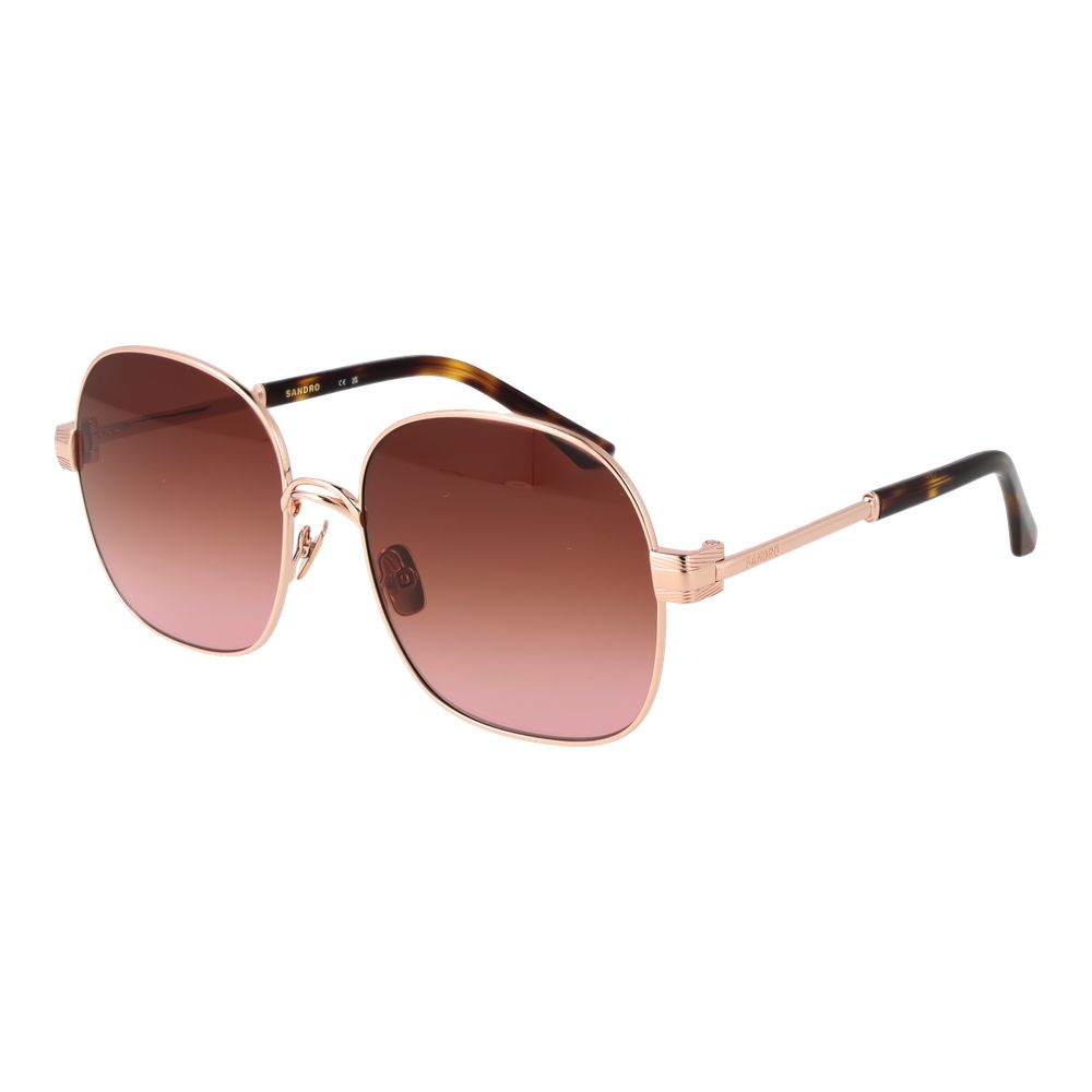 Rose Gold Acetate Sunglasses