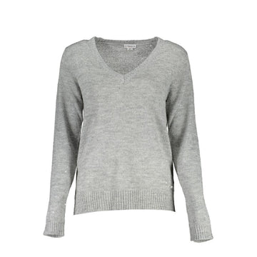Silver Wool Women Sweater