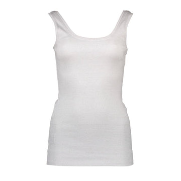 White Cotton Women Top