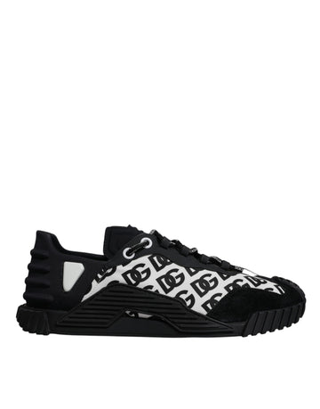 Black Logo Lace Up Low Top NS1 Sneakers Shoes