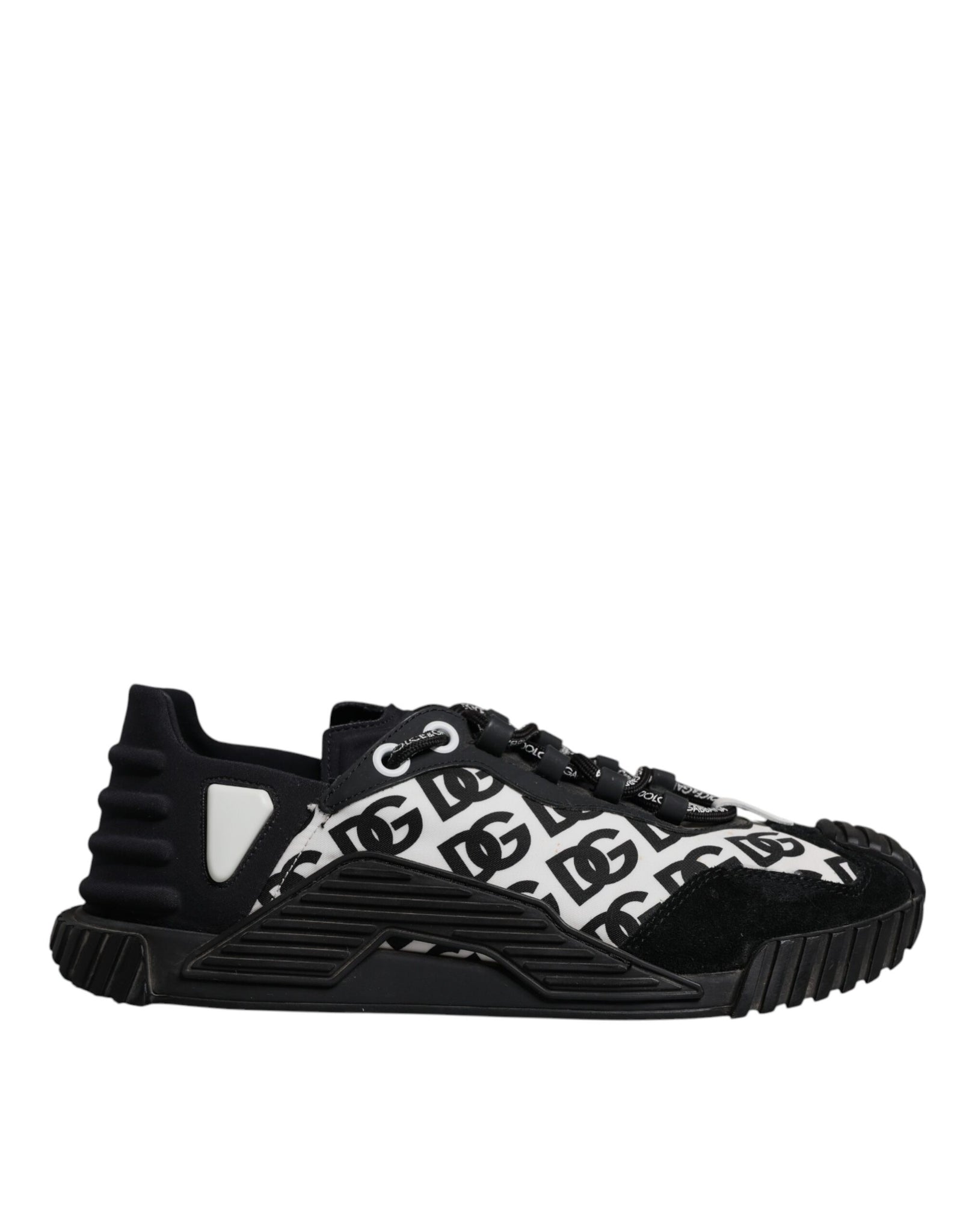 Black Logo Lace Up Low Top NS1 Sneakers Shoes