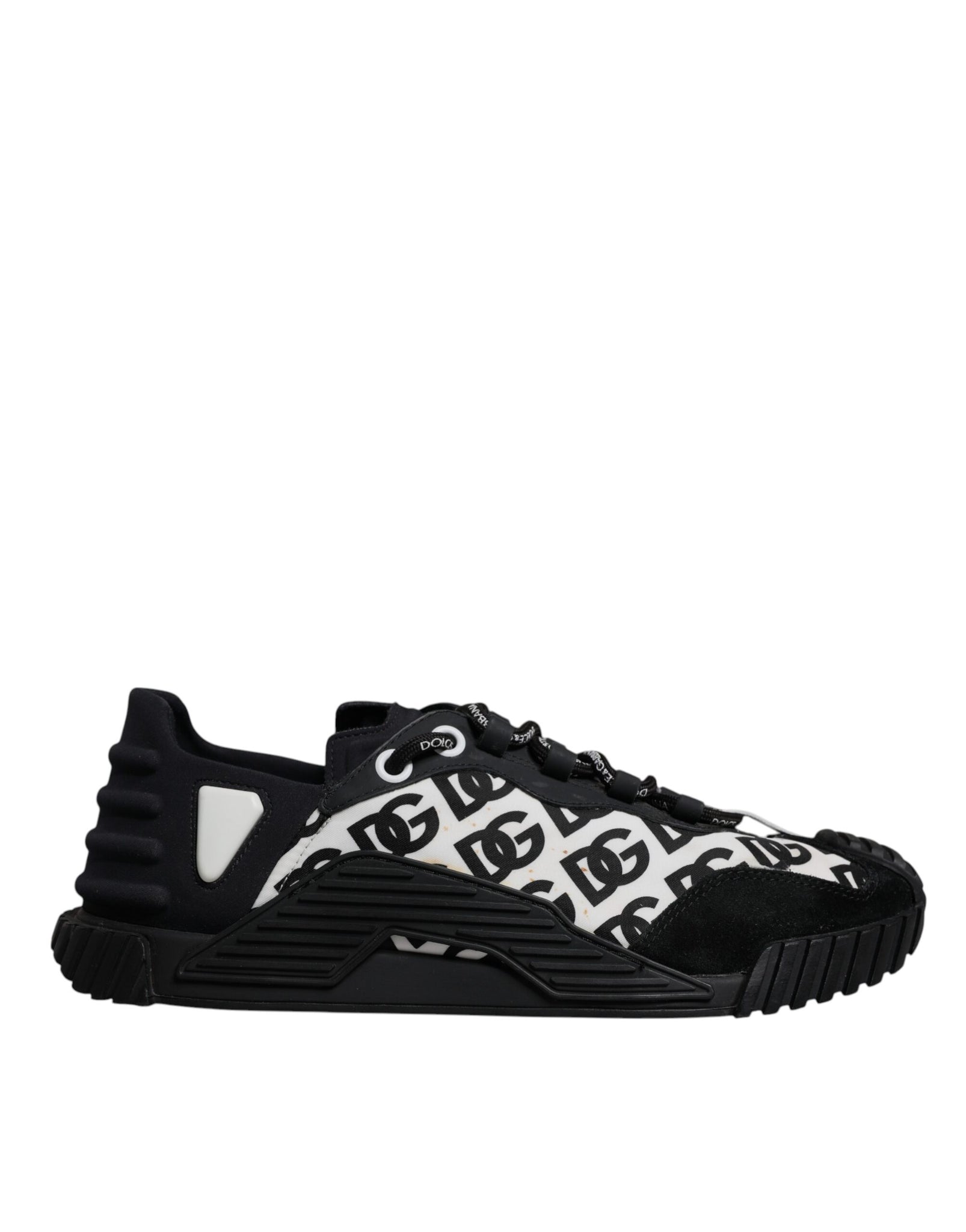 Black Logo Lace Up Low Top NS1 Sneakers Shoes