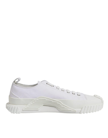 White Leather Low Top NS1 Sneakers Shoes