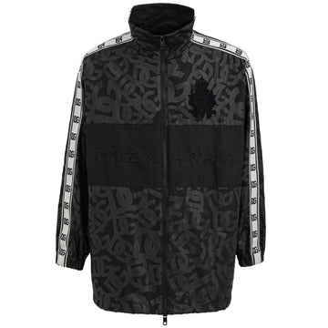 Black Polyester Shell Jacket