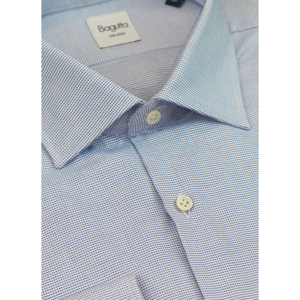 Blue Cotton Men's Shirt