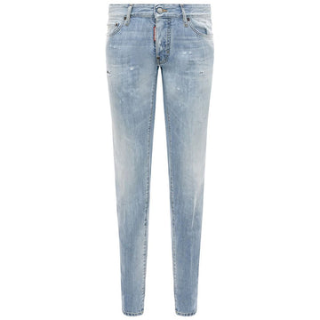 Blue Cotton Men Jeans