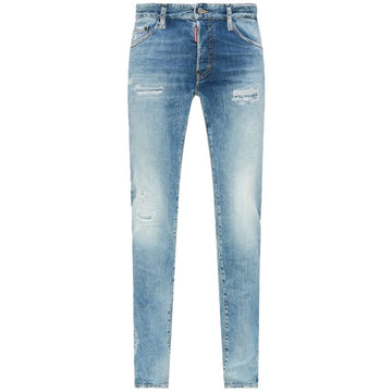 Blue Cotton Men's Slim Fit Jean