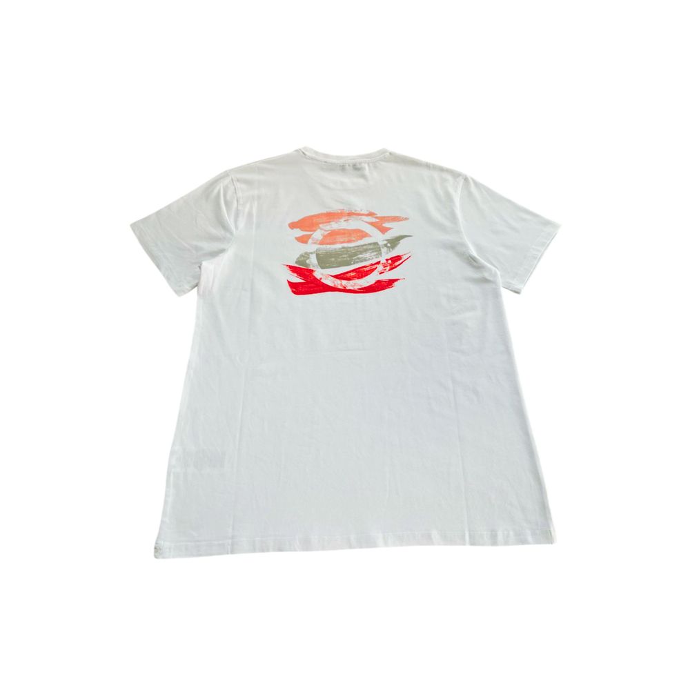 White Cotton Men's T-Shirt