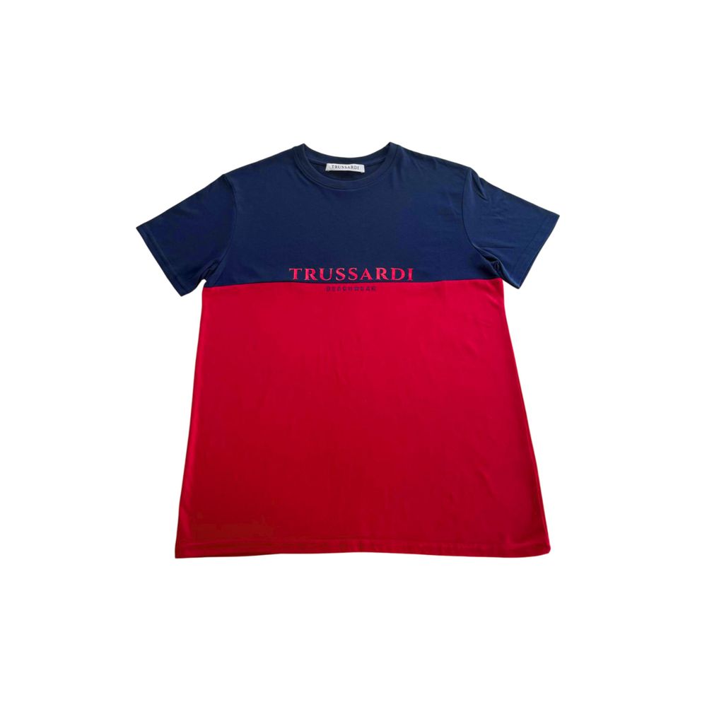 Red Cotton Men T-Shirt