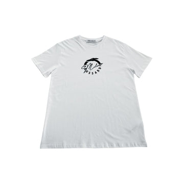 White Cotton Men T-Shirt