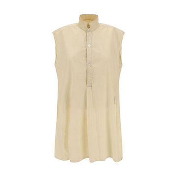 Cream Cotton Shirt
