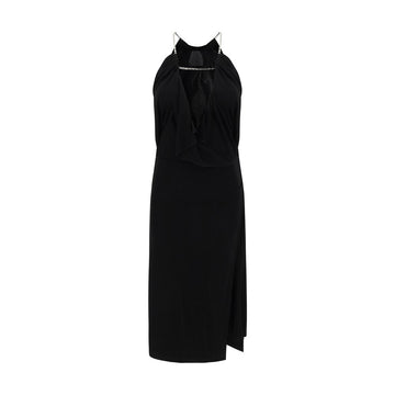 Black Viscose Cocktail Dress